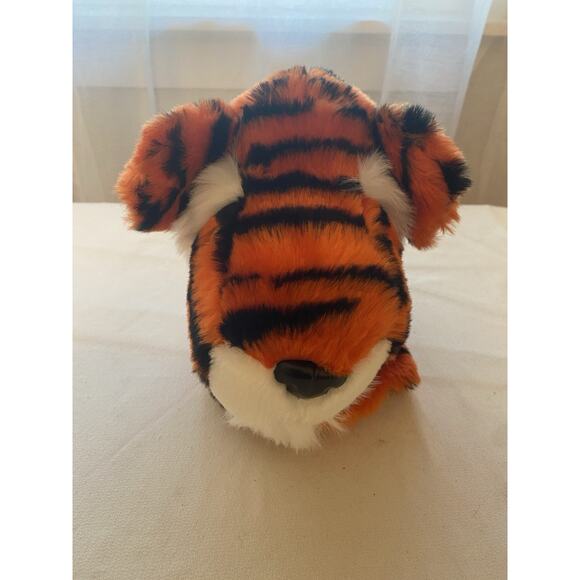 Daphne Tiger Plush Hand Puppet 12" Orange Striped Kids Show Homeschool Theater - Picture 6 of 13